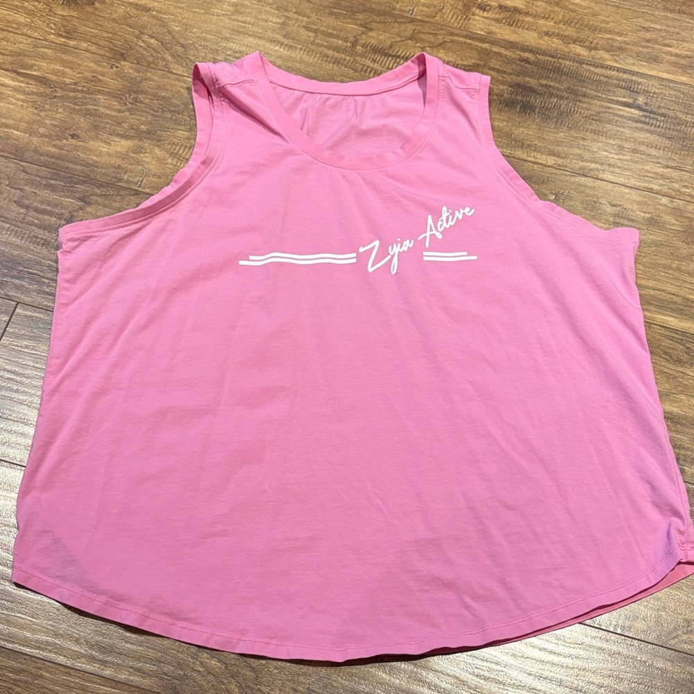 Zyia active Pink Muscle Tee for Women